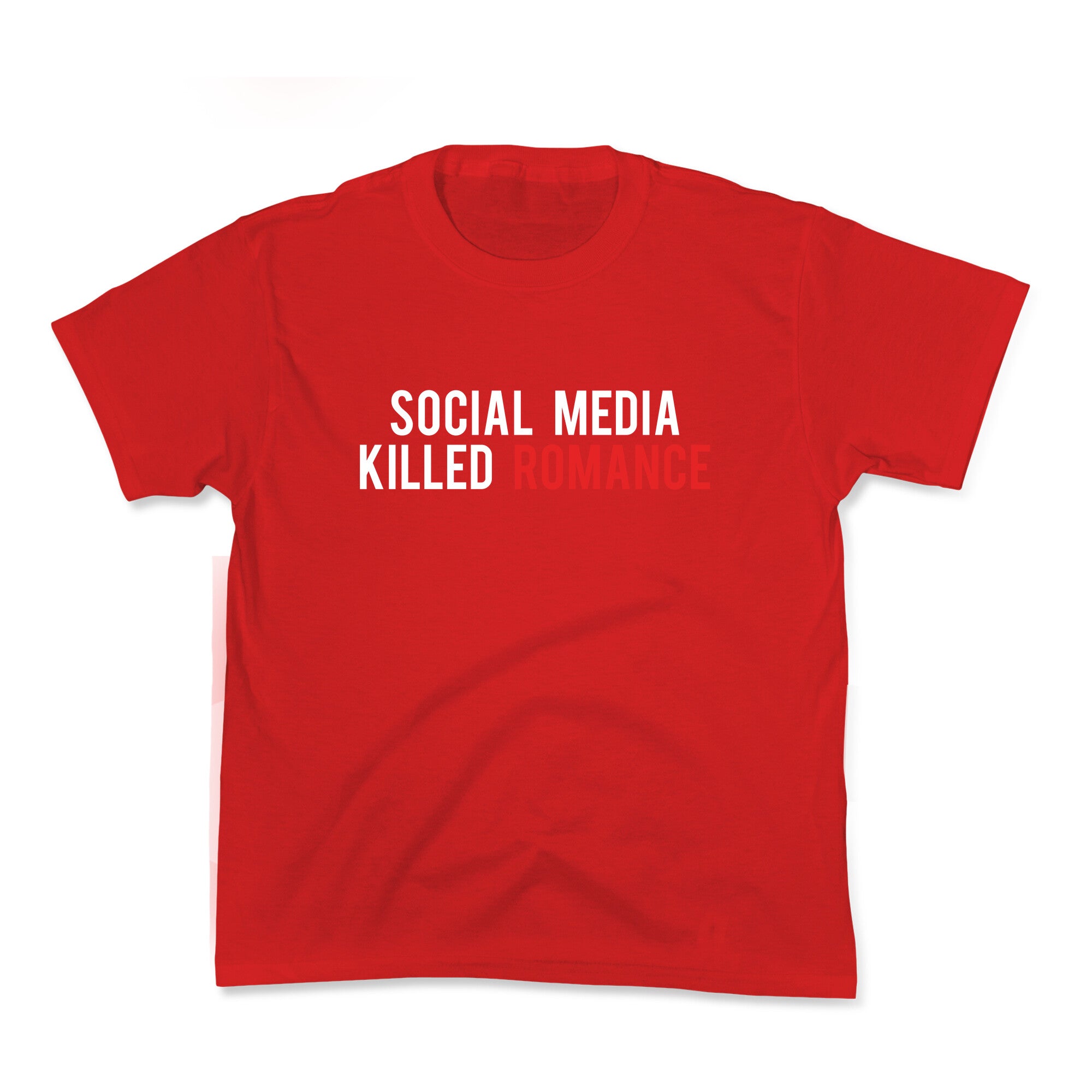 Social Media Killed Romance Kids Tee